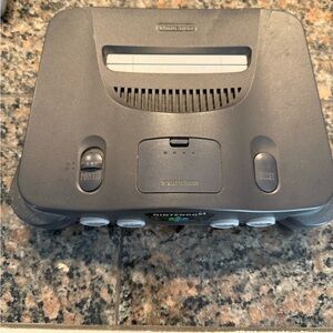 Nintendo 64 Console in Dark Gray